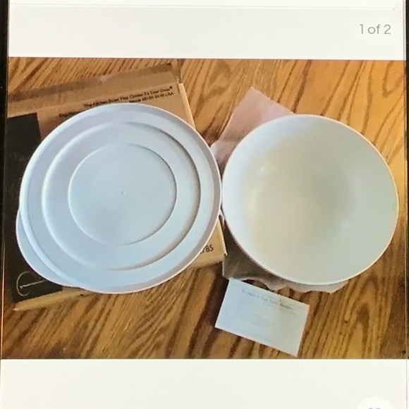 NWT Pampered Chef Chillzanne Bowl with lid - 3 quart - Picture 6 of 6